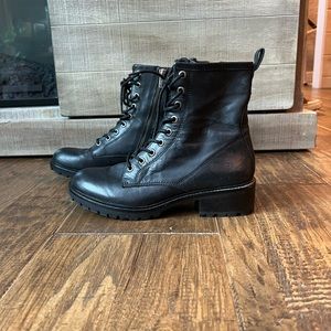 Frye combat boots